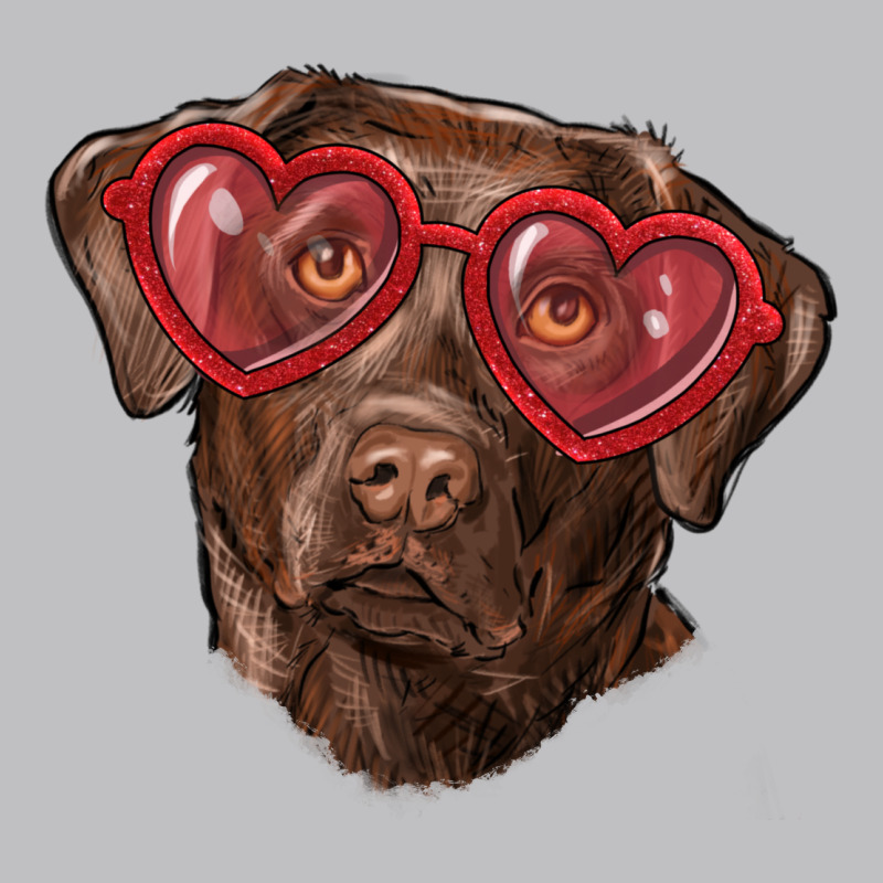 Labrador Retriever With Love Glass Long Sleeve Tee by RanaPortraitStore | Teevron