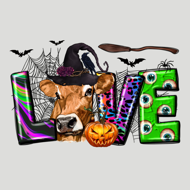 Love Halloween Cow Zipper Hoodie by texasbilliewilder | Teevron