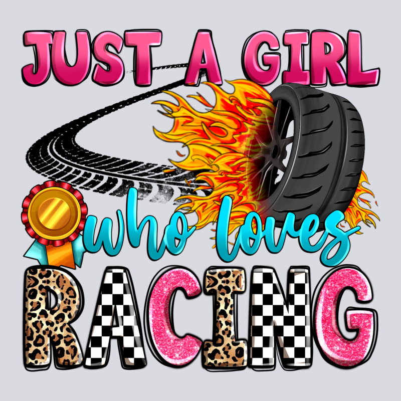 Just A Girl Who Loves Racing Zipper Hoodie by Zillion Design Studio | Teevron