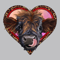 Leopard Heart Highland Calf Classic Tee | Teevron