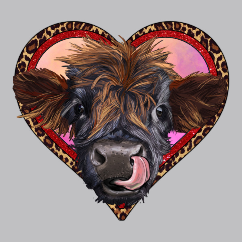 Leopard Heart Highland Calf Classic Tee by RanaPortraitStore | Teevron