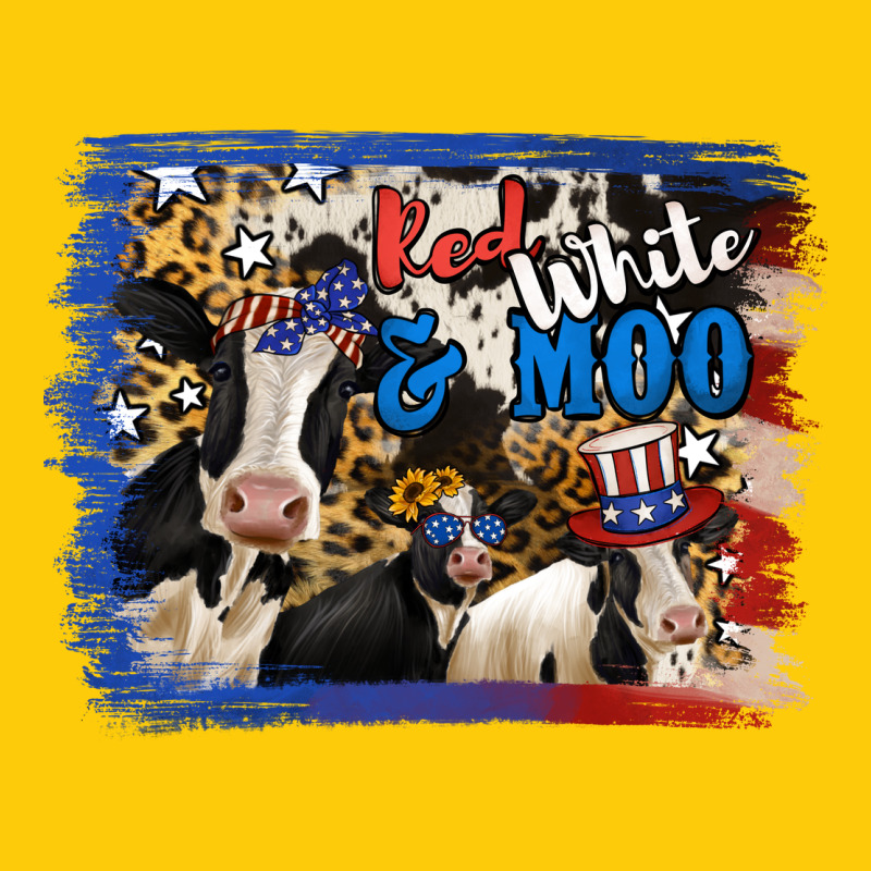 Red White Moo Heifers Premium Hoodie by RanaPortraitStore | Teevron