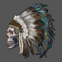 Skull With Indian Headdress Zipper Hoodie | Teevron