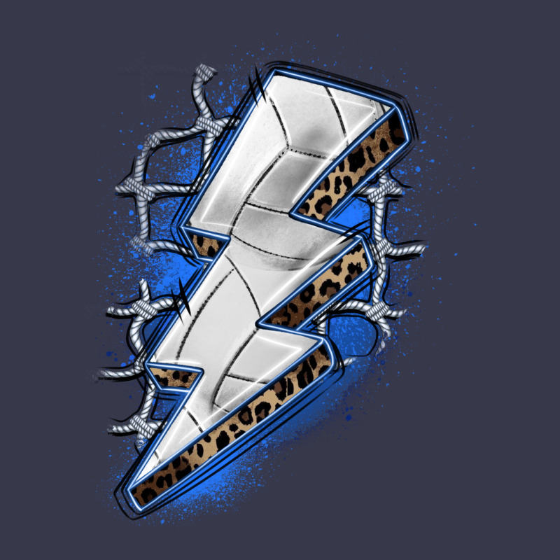 Volleyball Lightning Bolt Long Sleeve Tee by Zillion Design Studio | Teevron