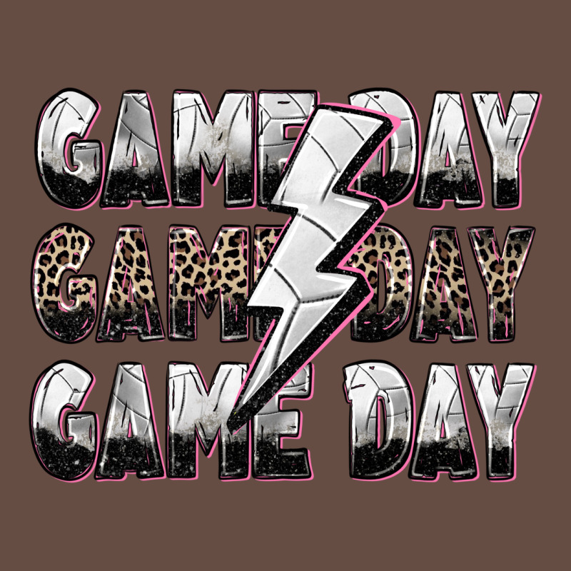 Game Day Game Day Volleyball Lightning Bolt Long Sleeve Tee by Zillion Design Studio | Teevron