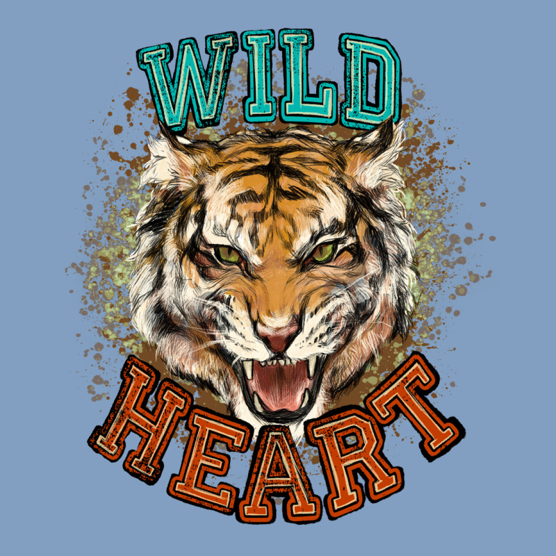 Wild Heart Tiger College Western Urban Hoodie by NancyCooperArtShop | Teevron