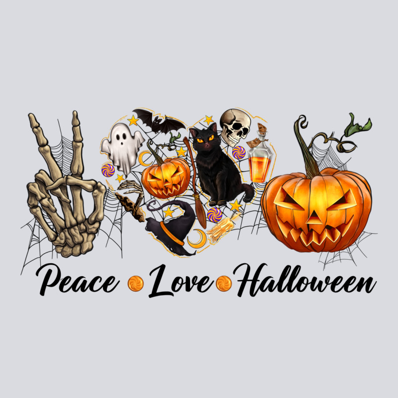 Peace Love Halloween Zipper Hoodie by texasbilliewilder | Teevron