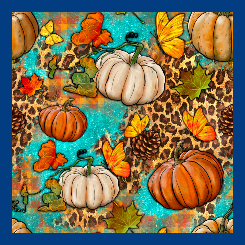 Fall Pumpkin Seamless Pattern Premium Sweatshirt by BundleAndBundleShop | Teevron