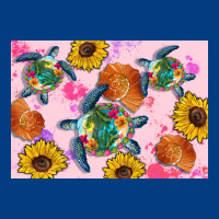 Sunflowers Turtle Premium Sweatshirt | Teevron