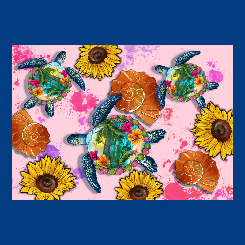 Sunflowers Turtle Premium Sweatshirt by Artiststas | Teevron