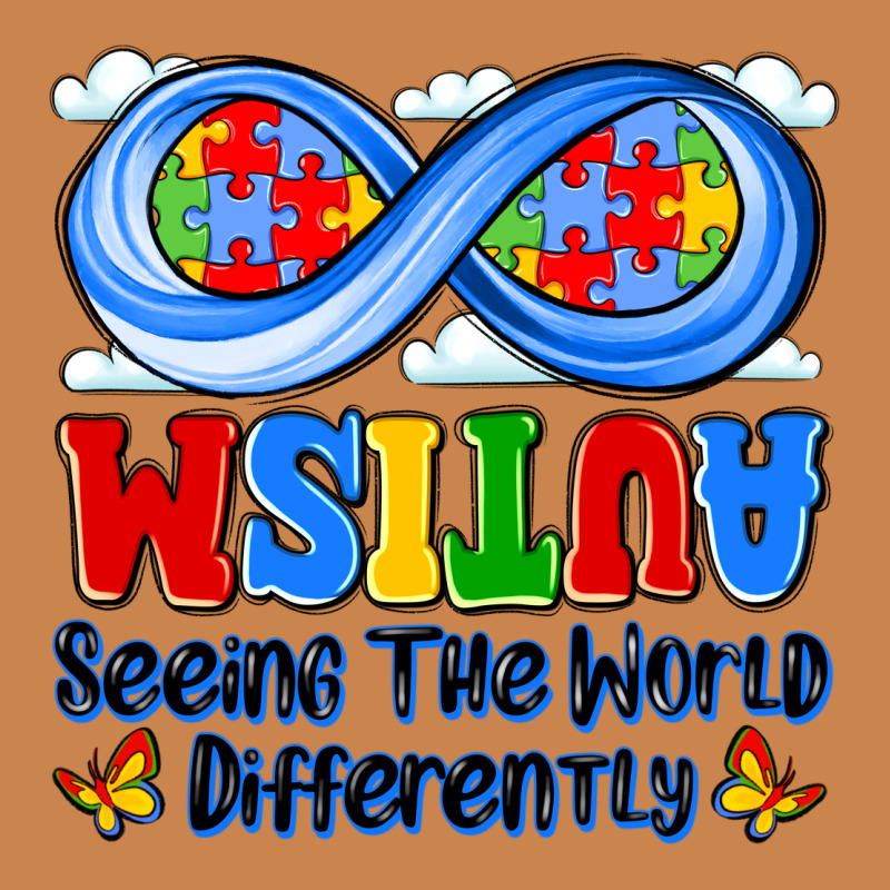 Autism Infinity Seeing The World Differently Heavyweight Hoodie by JahusDesignShop | Teevron