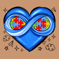 Infinity Heart Autism Awareness Heavyweight Hoodie | Teevron