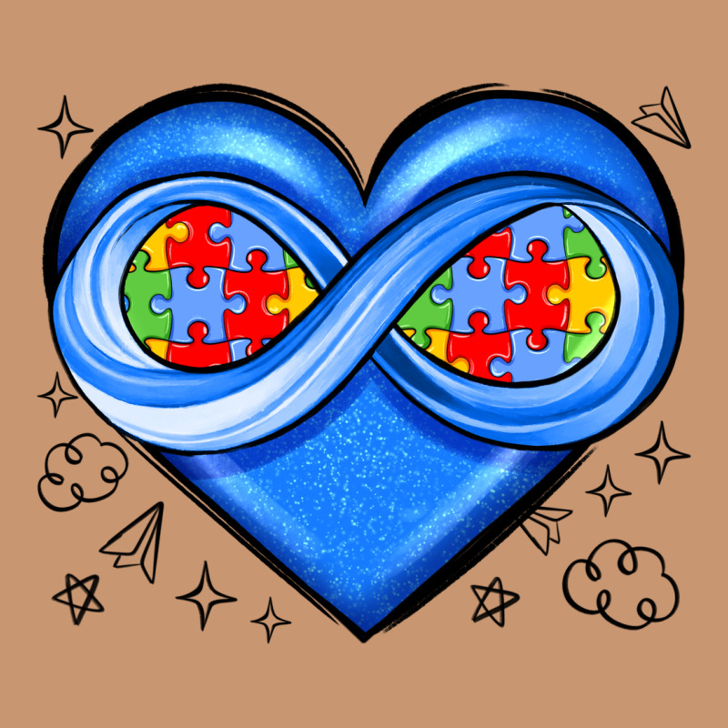 Infinity Heart Autism Awareness Heavyweight Hoodie by JahusDesignShop | Teevron