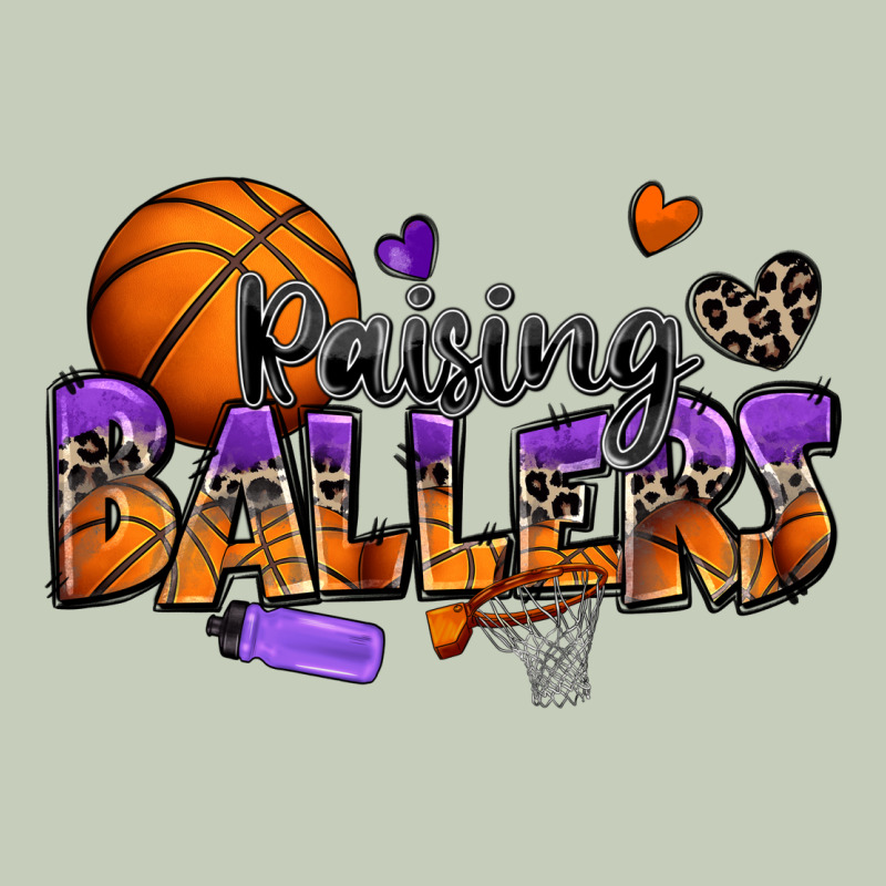 Raising Ballers Basketball Long Sleeve Tee by Zillion Design Studio | Teevron