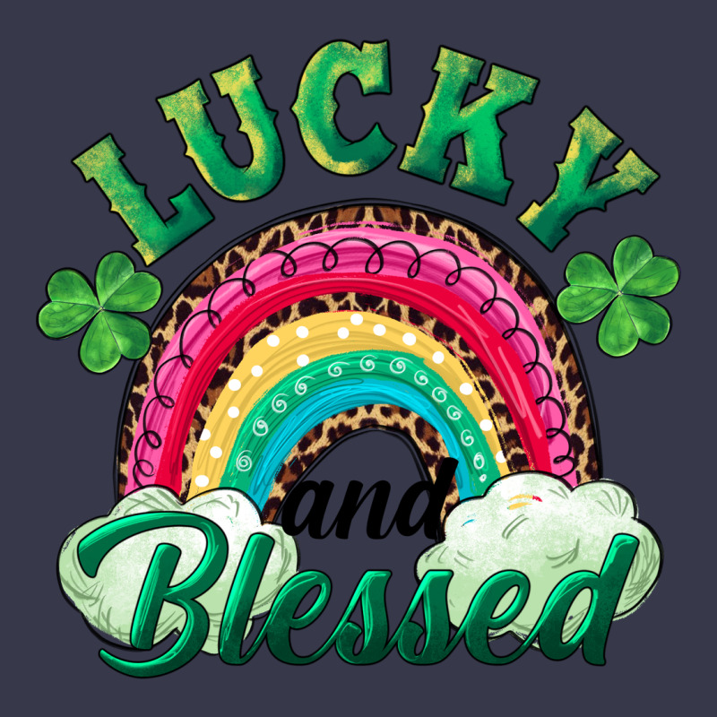 Lucky And Blessed Rainbow Long Sleeve Tee by RanaPortraitStore | Teevron