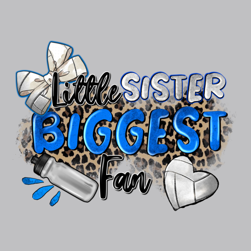 Little Sister Biggest Fan Volleyball Long Sleeve Tee by Zillion Design Studio | Teevron