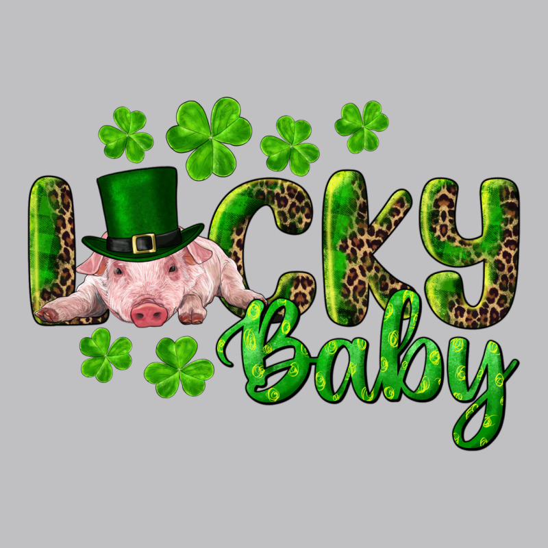 Lucky Baby With Pig Long Sleeve Tee by RanaPortraitStore | Teevron