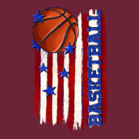 Basketball American Flag Long Sleeve Tee | Teevron