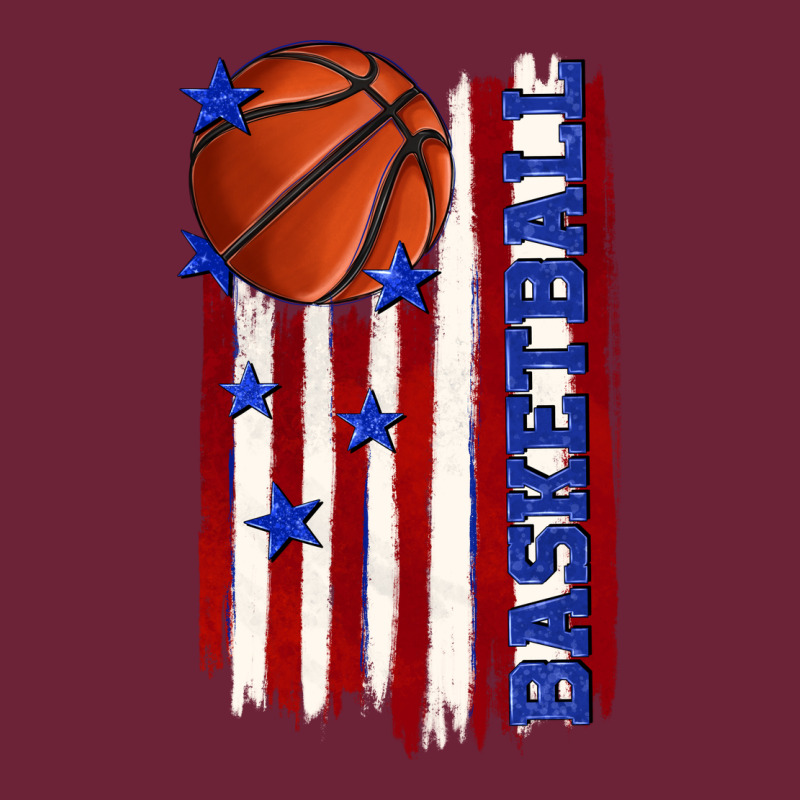 Basketball American Flag Long Sleeve Tee by texasbilliewilder | Teevron