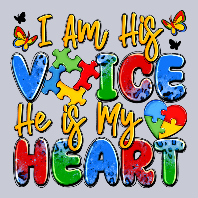 I Am His Voice He Is My Heart Heavyweight Hoodie by JahusDesignShop | Teevron