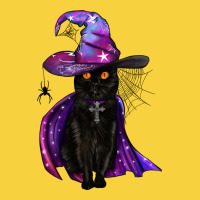 Black Witch Cat Premium Sweatshirt | Teevron
