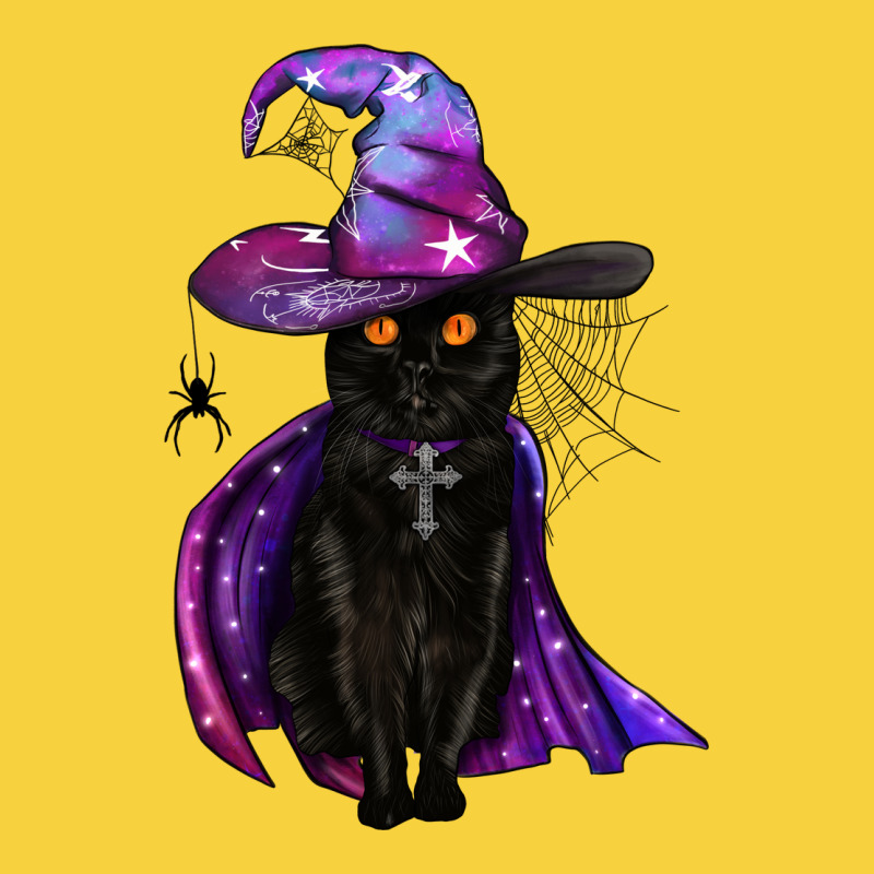 Black Witch Cat Premium Sweatshirt by BundleAndBundleShop | Teevron