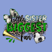 Little Sister Biggest Fan Soccer Long Sleeve Tee | Teevron