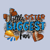 Little Sister Biggest Fan Football Long Sleeve Tee | Teevron