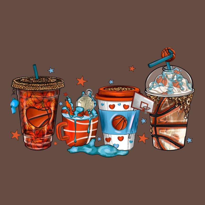 Basketball Coffee Cups Long Sleeve Tee by texasbilliewilder | Teevron