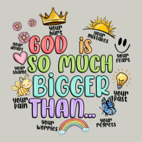 God Is Bigger Heavyweight Hoodie | Teevron
