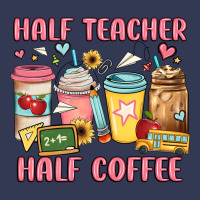 Half Teacher Half Coffee Heavyweight Hoodie | Teevron