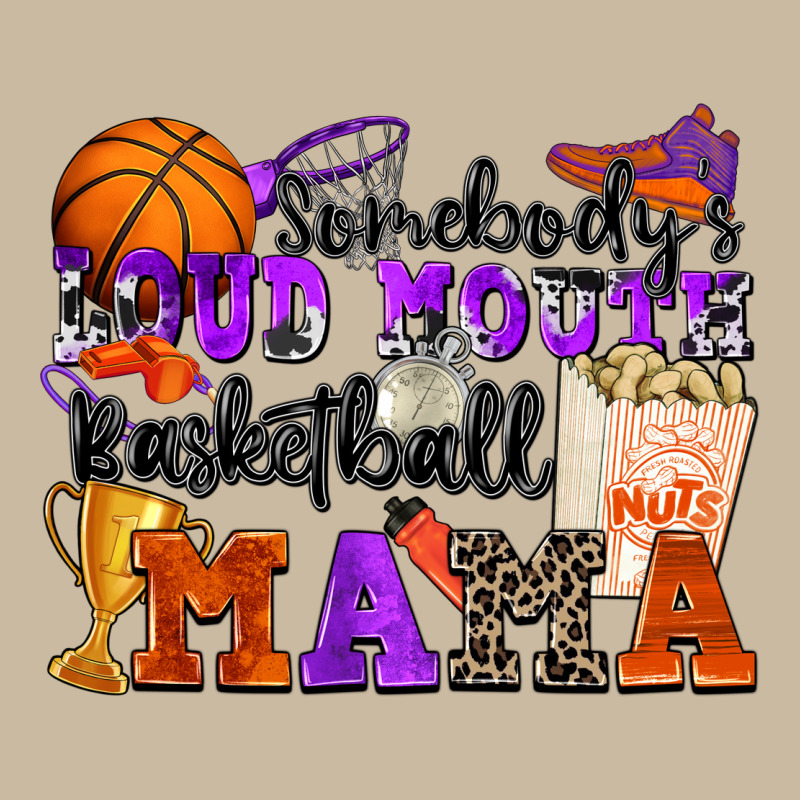 Somebody's Loud Mouth Basketball Mama Long Sleeve Tee by Zillion Design Studio | Teevron