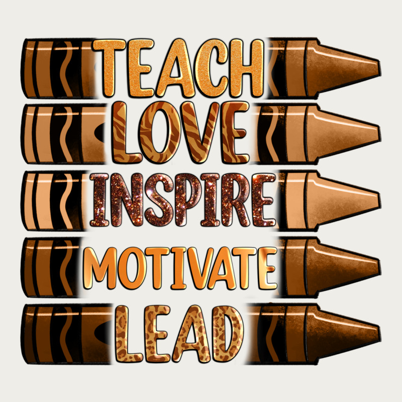 Teach Love Inspire Motivate Lead Zipper Hoodie by Zillion Design Studio | Teevron