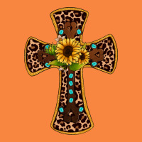 Leopard Gemstone Sunflower Cross Premium Sweatshirt | Teevron