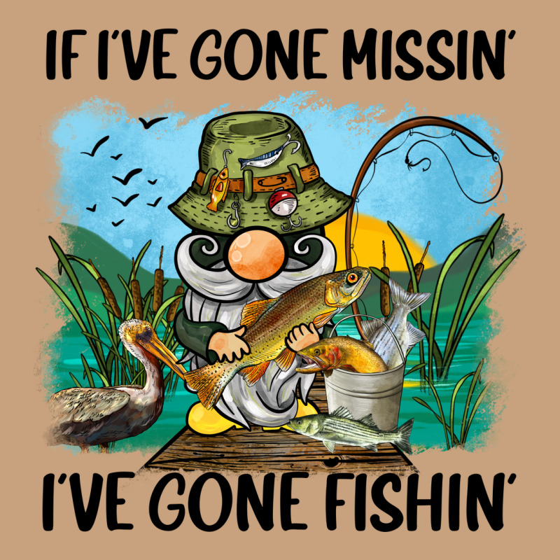 If I've Gone Missin' I've Gone Fishin' Vintage Tee by BarkalooDesign | Teevron