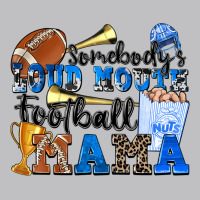 Somebody's Loud Mouth Football Mama Long Sleeve Tee | Teevron