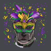 Mardi Gras  Mask Pitbull Long Sleeve Tee | Teevron