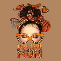 Basketball Messy Bun Mom Long Sleeve Tee | Teevron