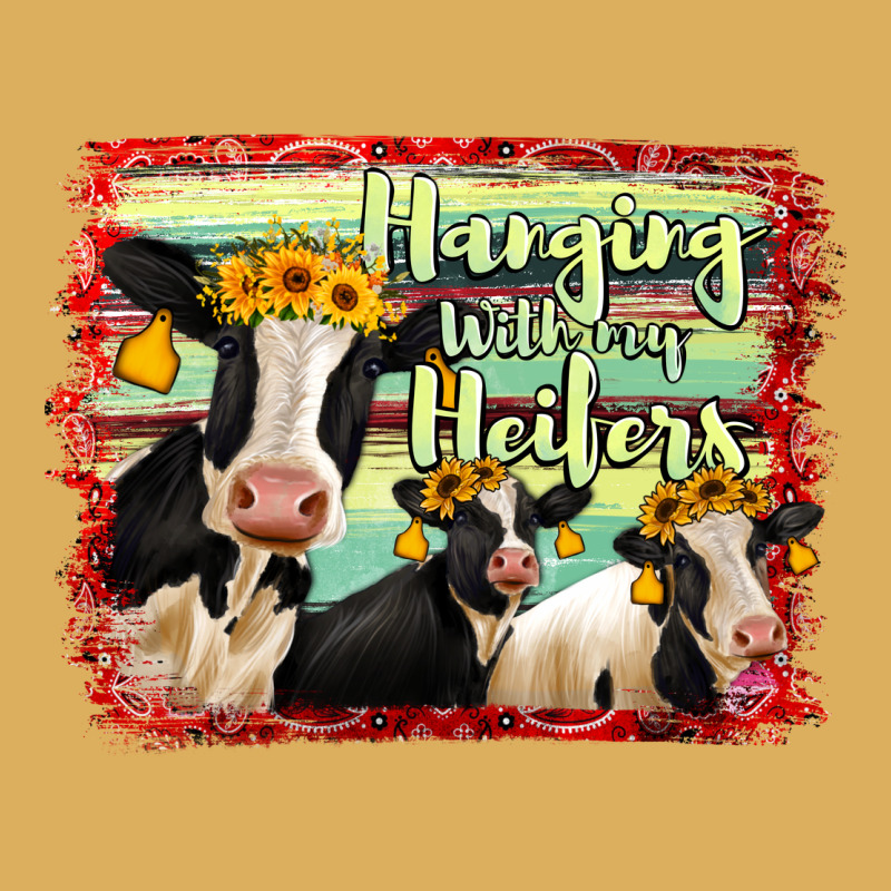 Hanging With My Heifers Holstein Cows Premium Hoodie by RanaPortraitStore | Teevron
