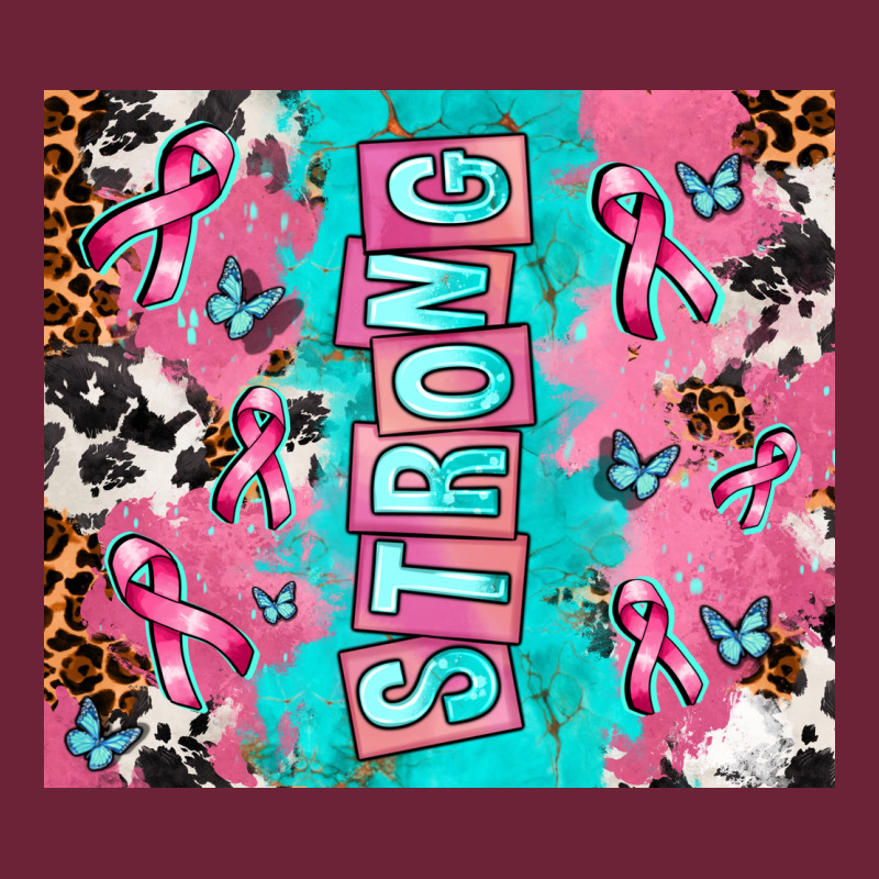 Breast Cancer Awareness Strong Long Sleeve Tee by AdoDesignShop | Teevron