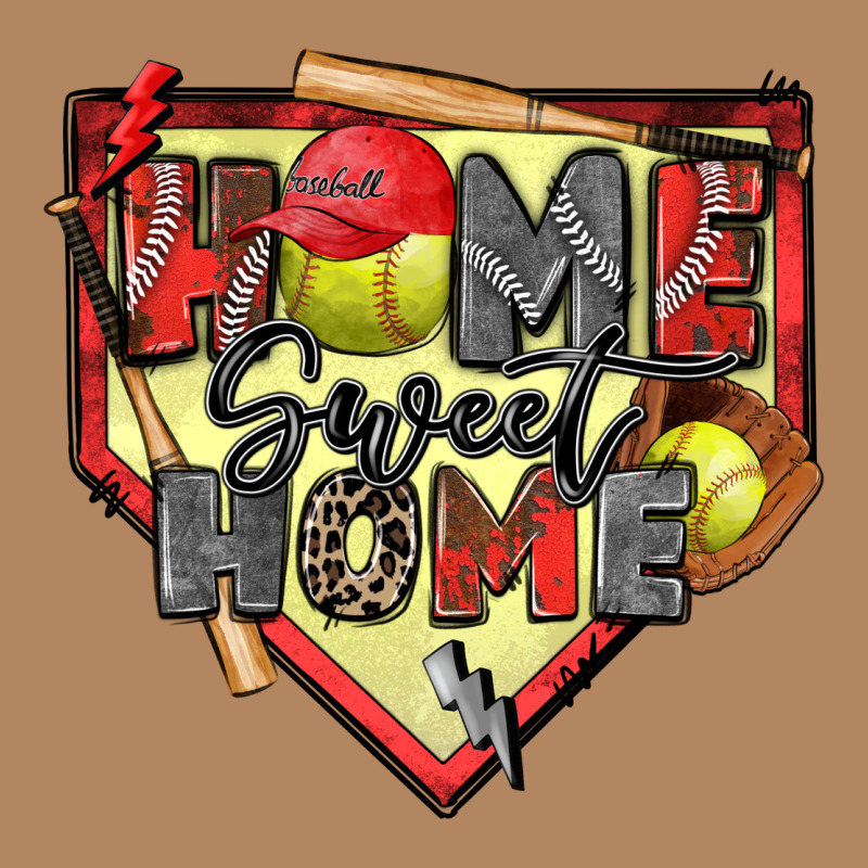 Home Sweet Home Softball Long Sleeve Tee by Zillion Design Studio | Teevron
