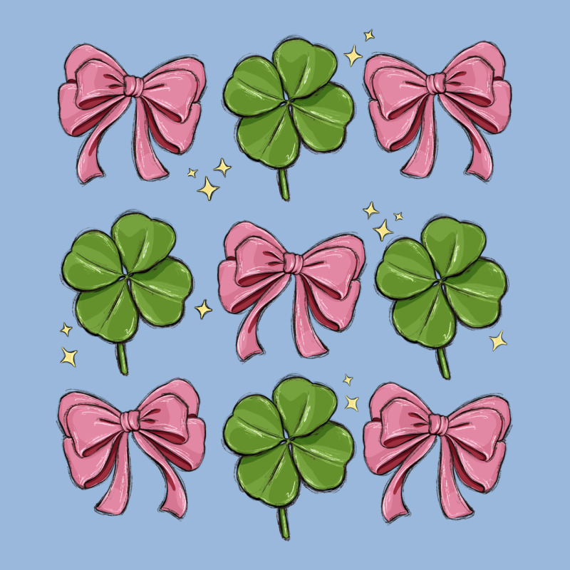 Coquette Bow Clover St. Patrick's Day Premium Hoodie by MaliasSmallBusiness | Teevron