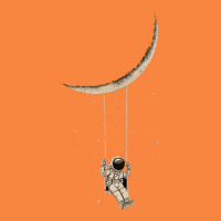 Astronaut Moon Swing Premium Sweatshirt | Teevron