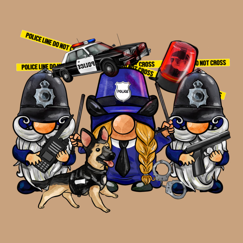 Police Gnome Vintage Tee by BarkalooDesign | Teevron