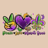 Peace Love Mardi Gras Urban Hoodie | Teevron