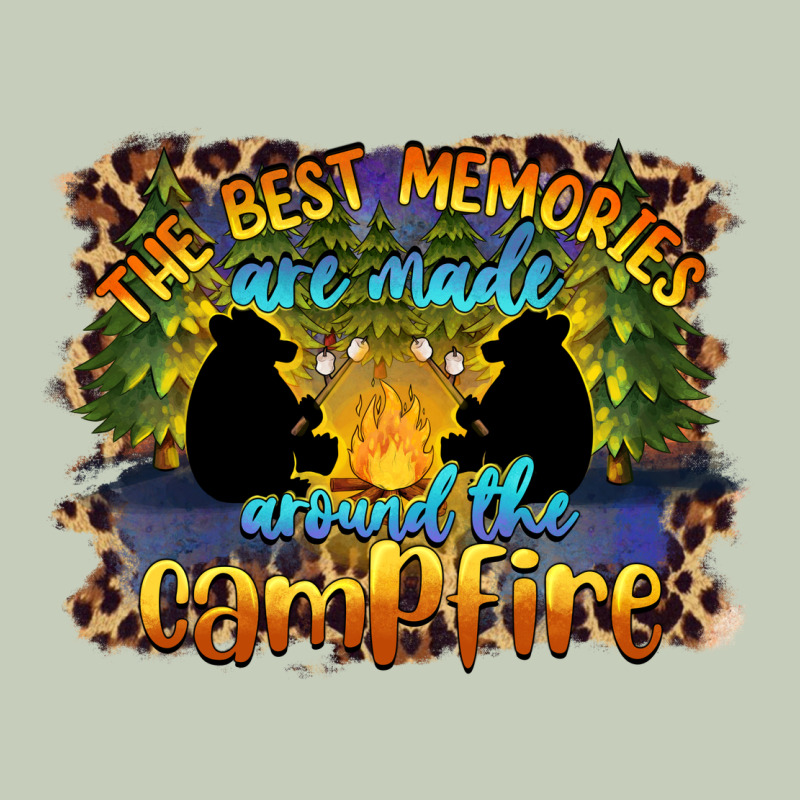 The Best Memories Are Made Around The Campfire Camping Ladies Tee by BarkalooDesign | Teevron