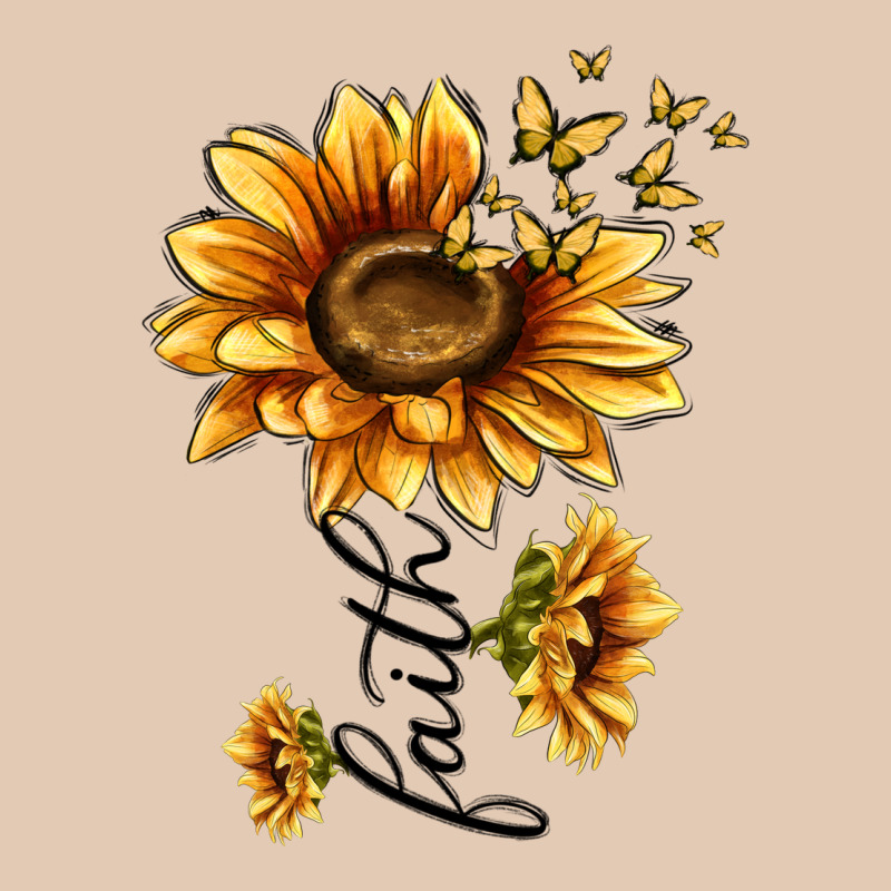 Faith Sunflower Urban Hoodie by MaliasSmallBusiness | Teevron
