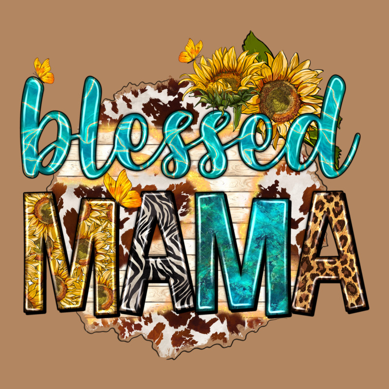 Blessed Mama With Sunflowers Long Sleeve Tee by texasbilliewilder | Teevron