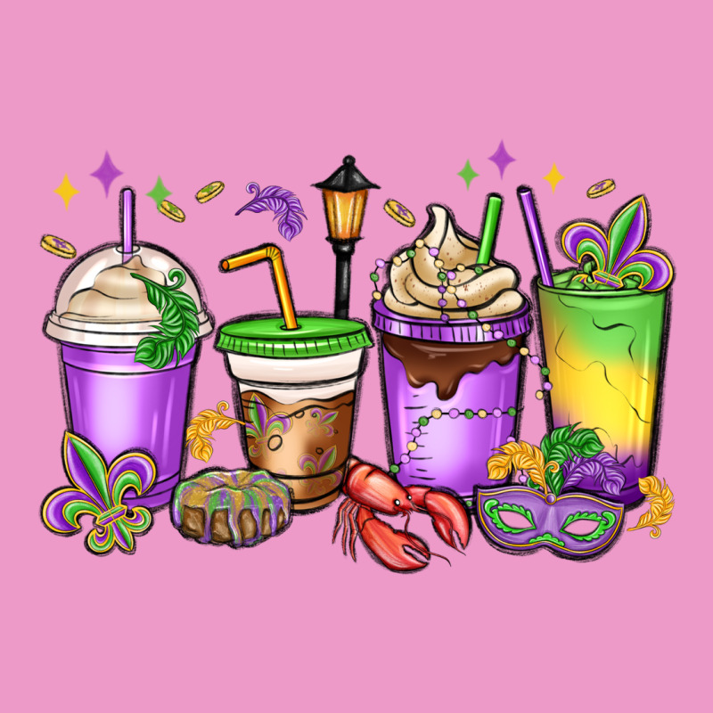 Mardi Gras Coffee Cups Urban Hoodie by MaliasSmallBusiness | Teevron