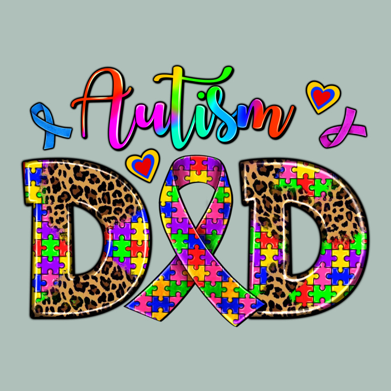 Rainbow Colors Autism Dad Heavyweight Hoodie by AdoDesignShop | Teevron